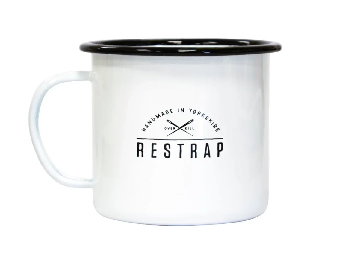Restrap Enamel Mug White 20oz