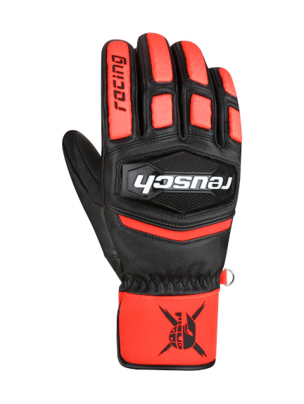 REUSCH Gloves WC WarRior Team Black/Fluo Red