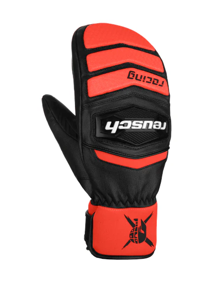 REUSCH Gloves WC WarRior Team Mitt Black/Fluo Red