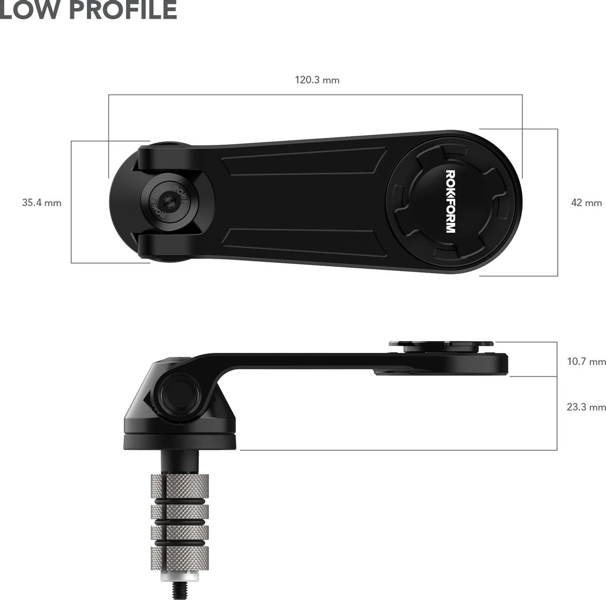 Rokform Pro Series Motorcycle Stem Mount - Image 3