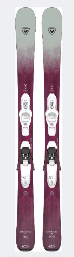 Rossignol Skis EXPERIENCE W PRO KID4, kalnu slēpes ar stipr.