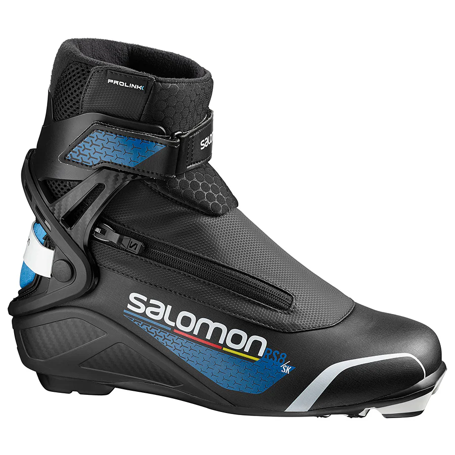 SALOMON cross-country ski boots RS 8 Pilot black/blue