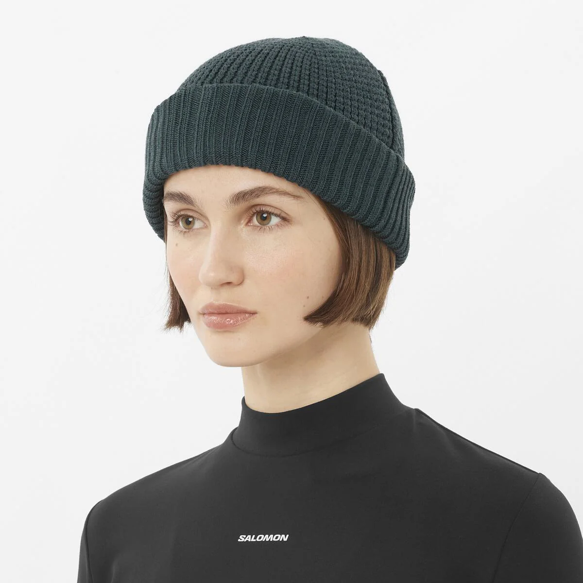 SALOMON hat Docker Beanie dark green - Image 2