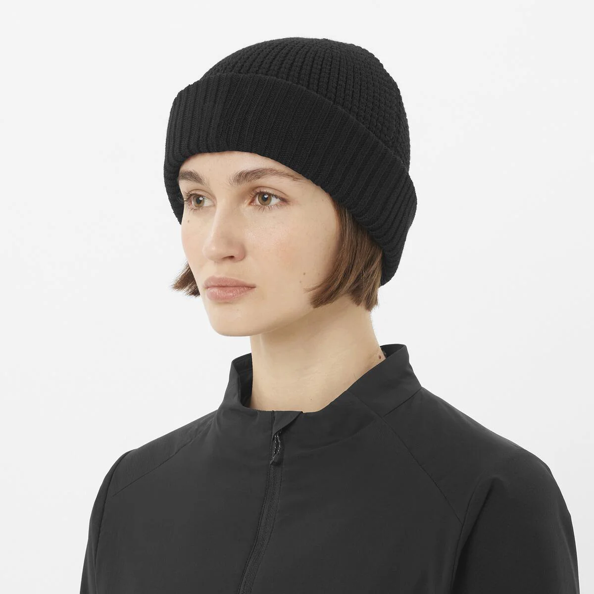 SALOMON hat Docker Beanie deep black - Image 2