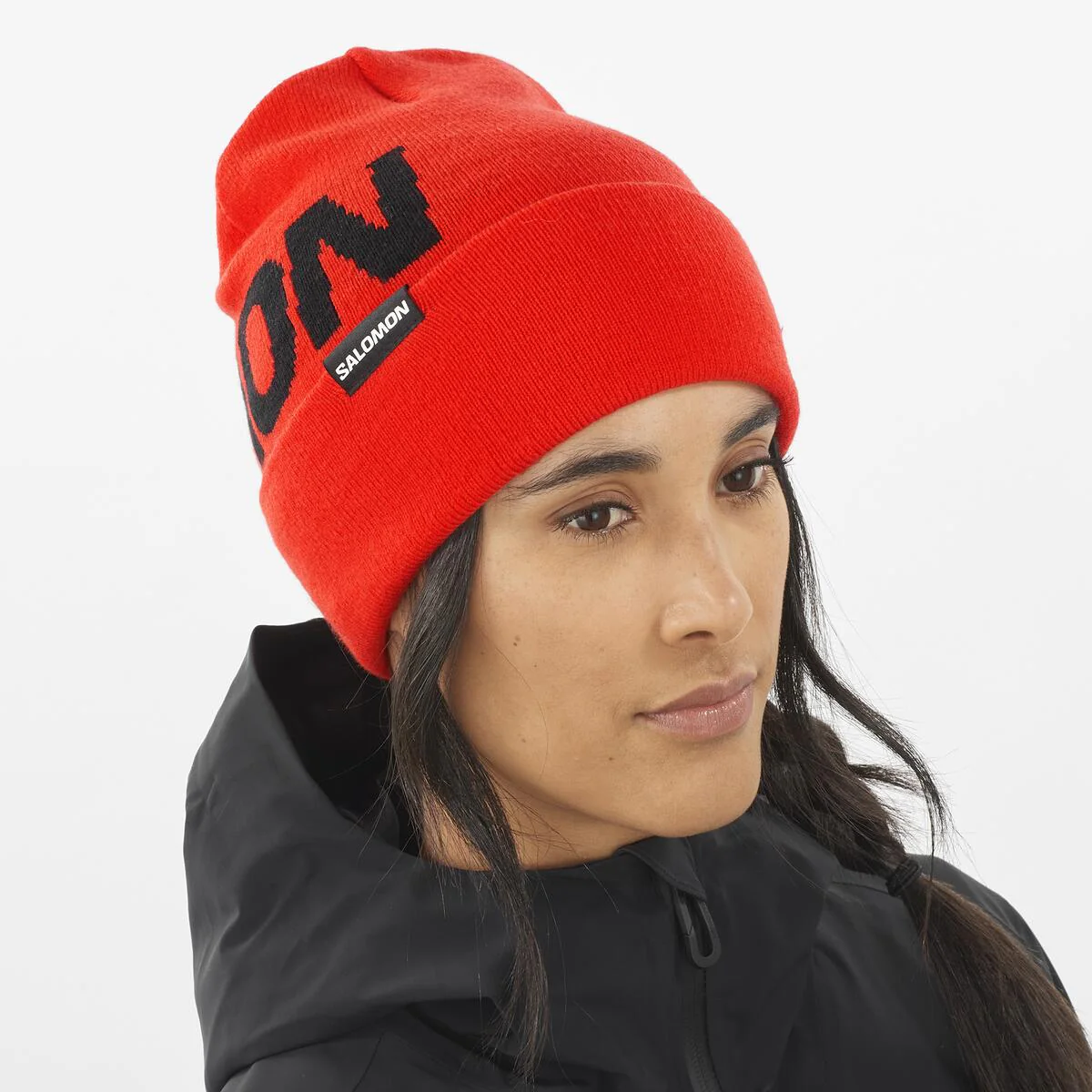 SALOMON hat Hermitage Beanie cherry red - Image 2
