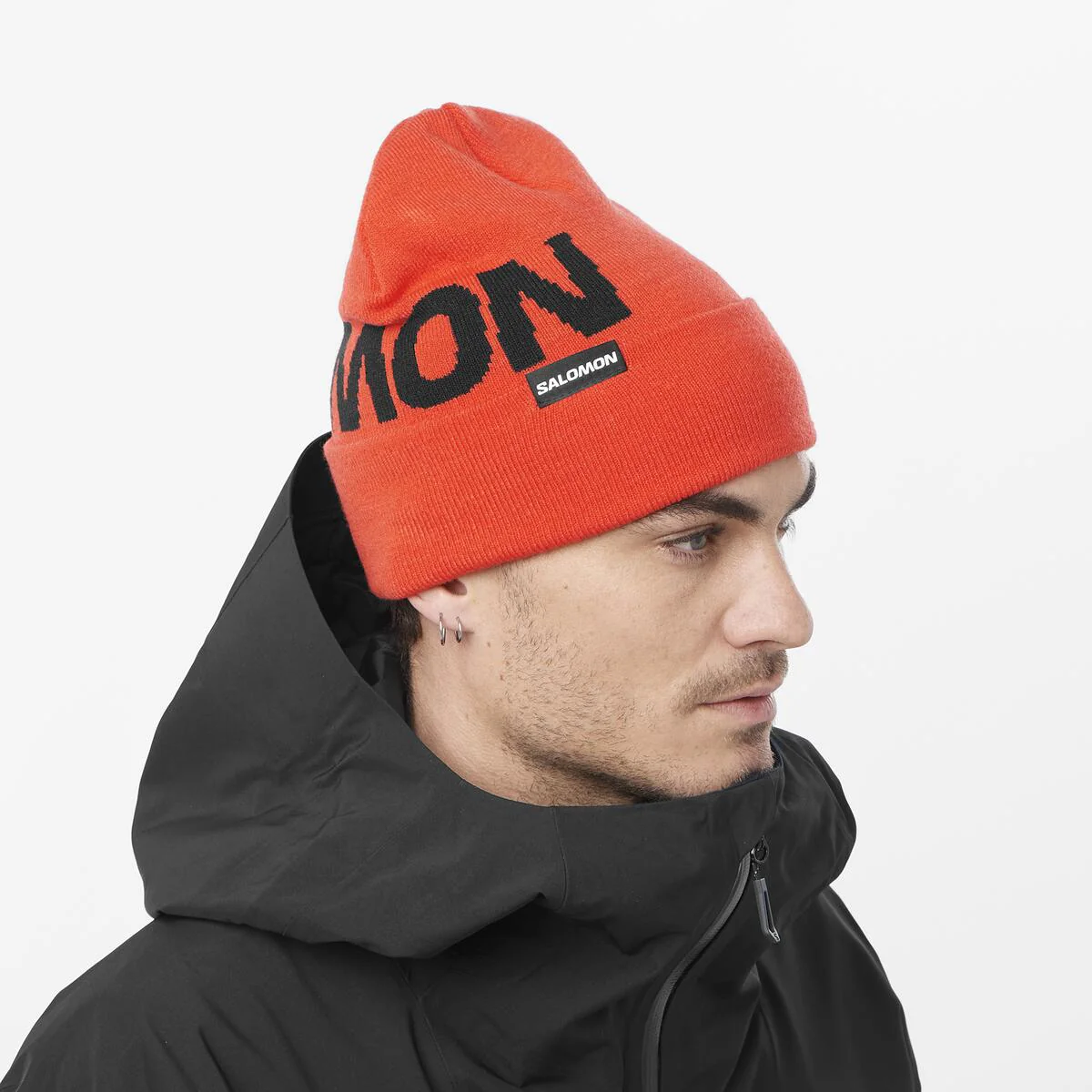 SALOMON hat Hermitage Beanie cherry red - Image 3