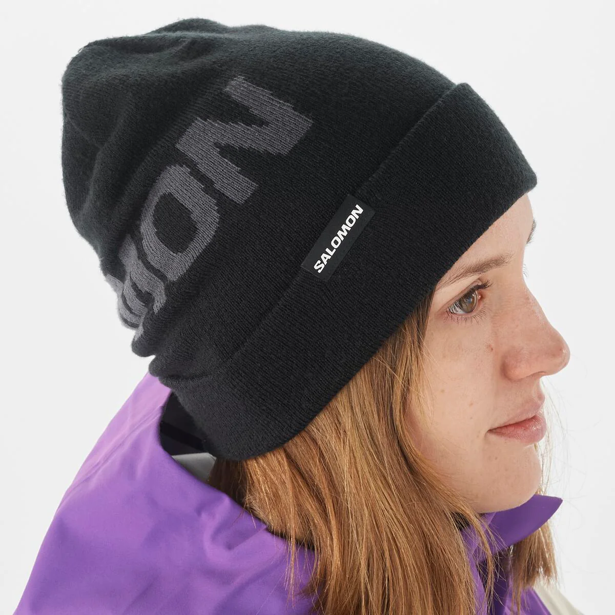 SALOMON hat Hermitage Beanie deep black - Image 2