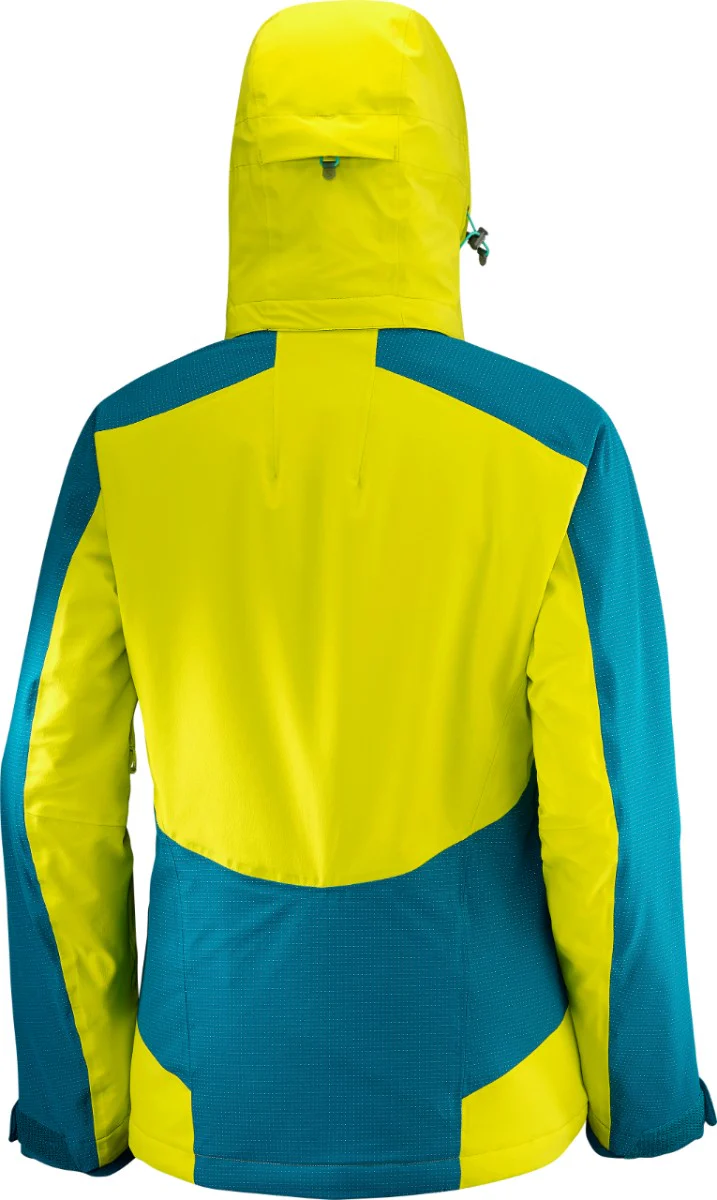 SALOMON Jacket W Brilliant Yellow/Blue - Image 3