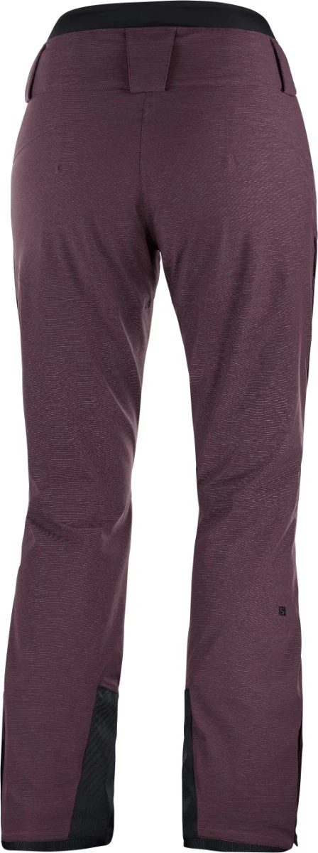SALOMON Pants W Proof LT Insul Dark Red - Image 2