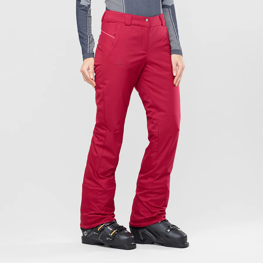 SALOMON pants W Stormseason REG red - Image 2