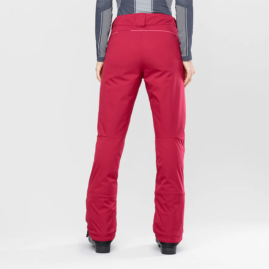 SALOMON pants W Stormseason REG red - Image 3