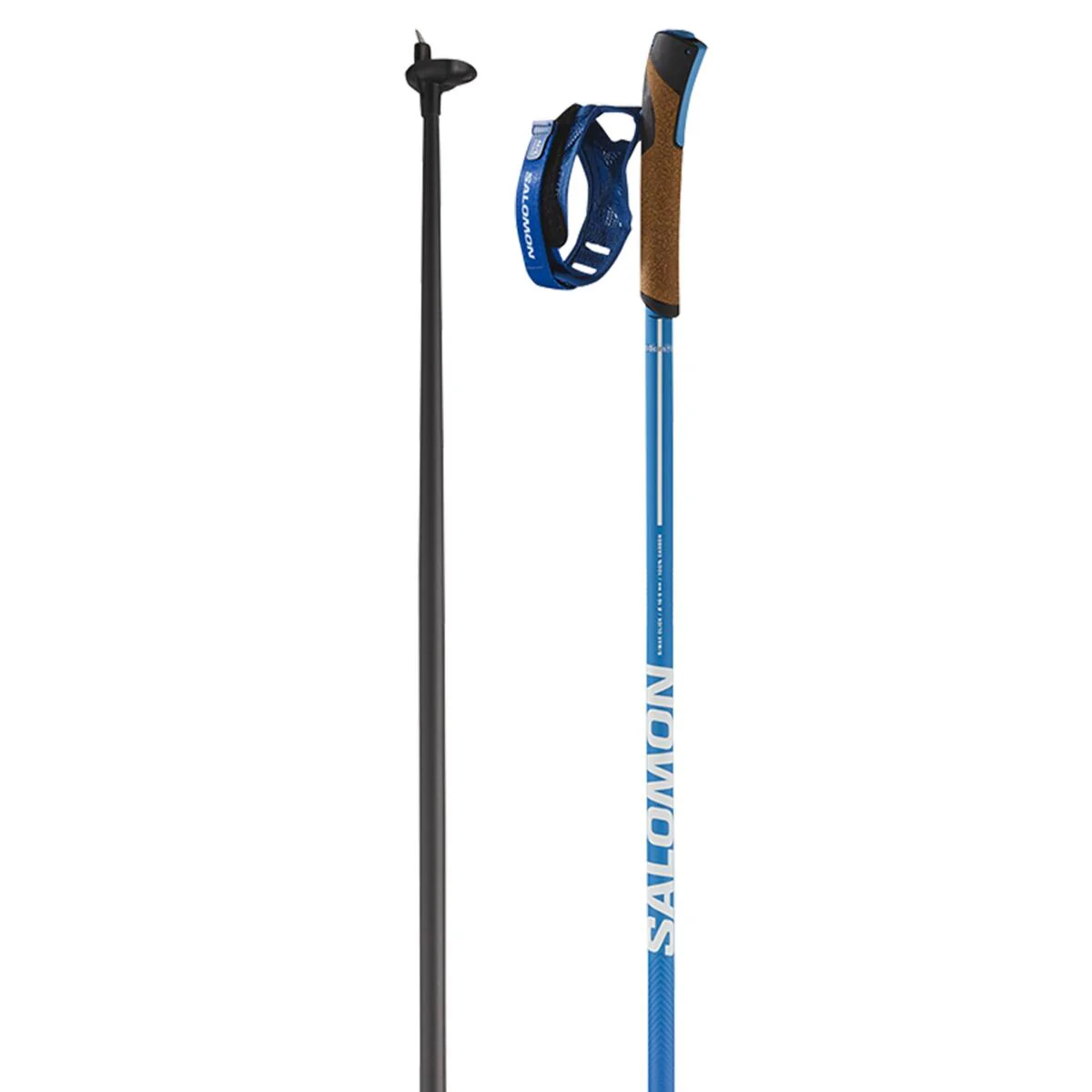 SALOMON S/Max Carbon Click blue/black cross-country ski poles