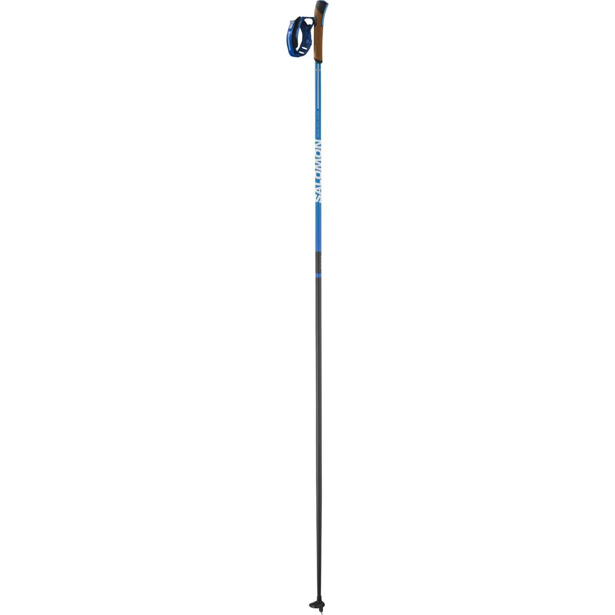 SALOMON S/Max Carbon Click blue/black cross-country ski poles - Image 2