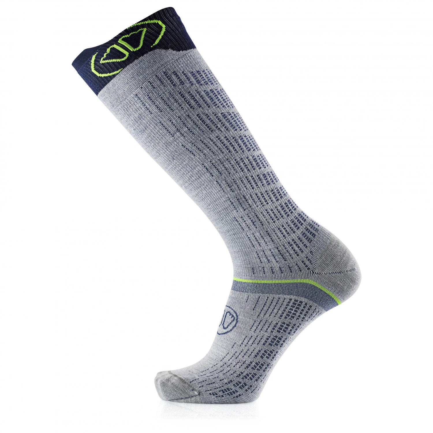 SIDA Socks Ski Merino Performance White/Blue