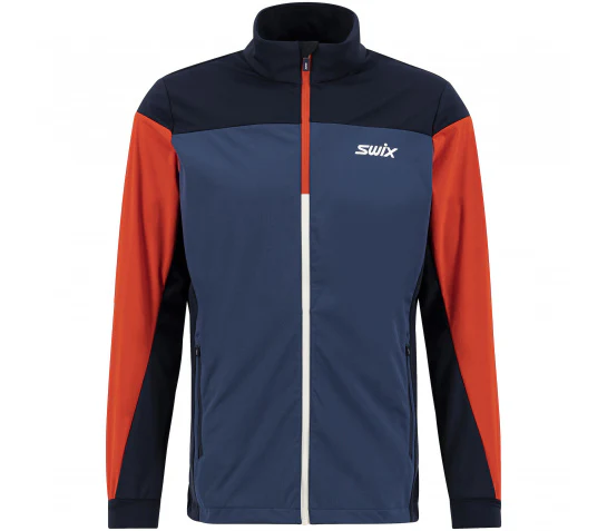 SWIX cross-country ski jacket Cross JKT blue/red