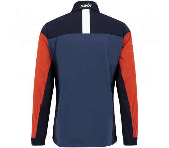 SWIX cross-country ski jacket Cross JKT blue/red - Image 2