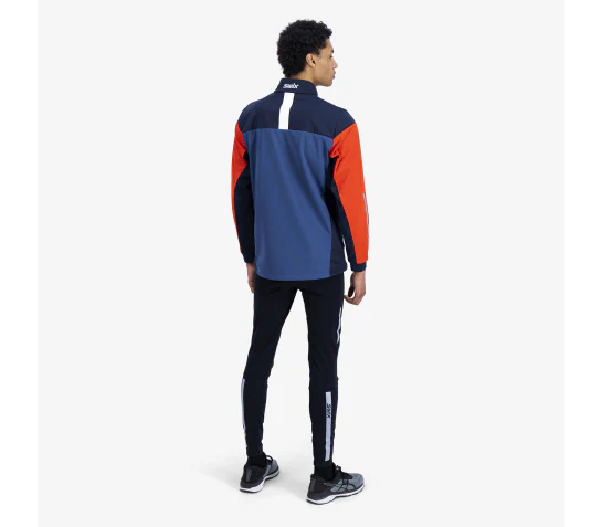 SWIX cross-country ski jacket Cross JKT blue/red - Image 4