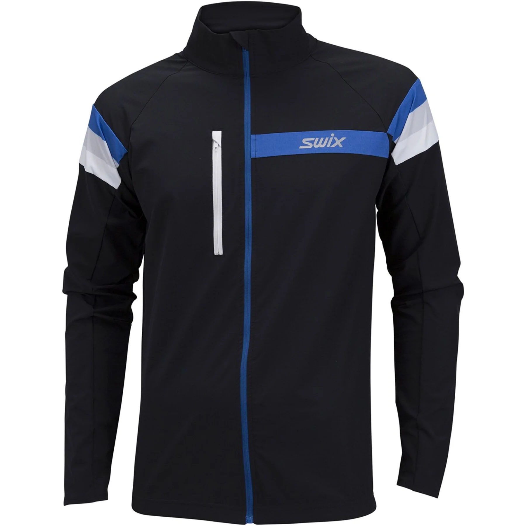 SWIX cross-country ski jacket Focus JKT black/blue