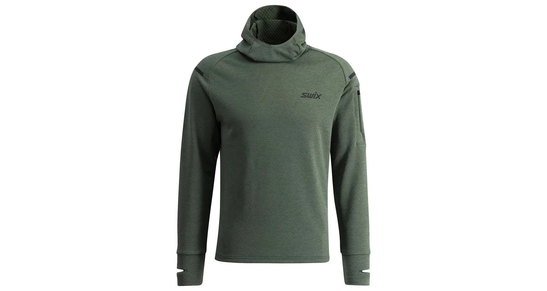 SWIX cross-country ski jacket Pace Midlayer pine green