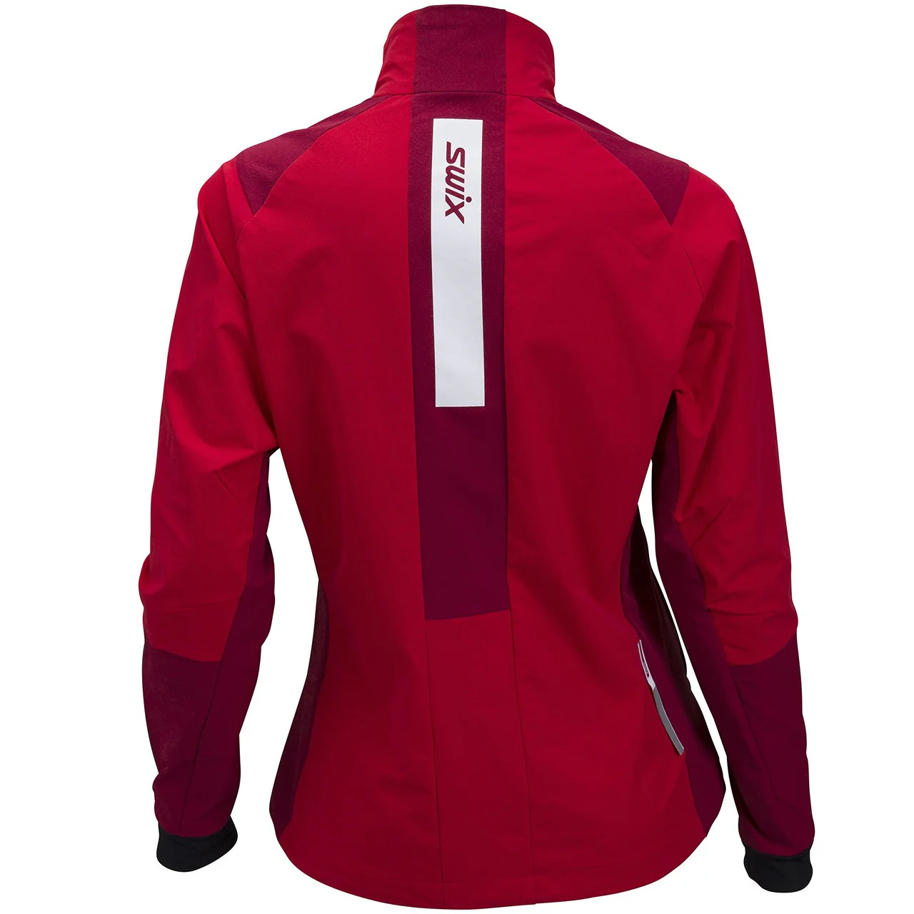 SWIX cross-country ski jacket W Marka Softsheld JKT red/white - Image 2