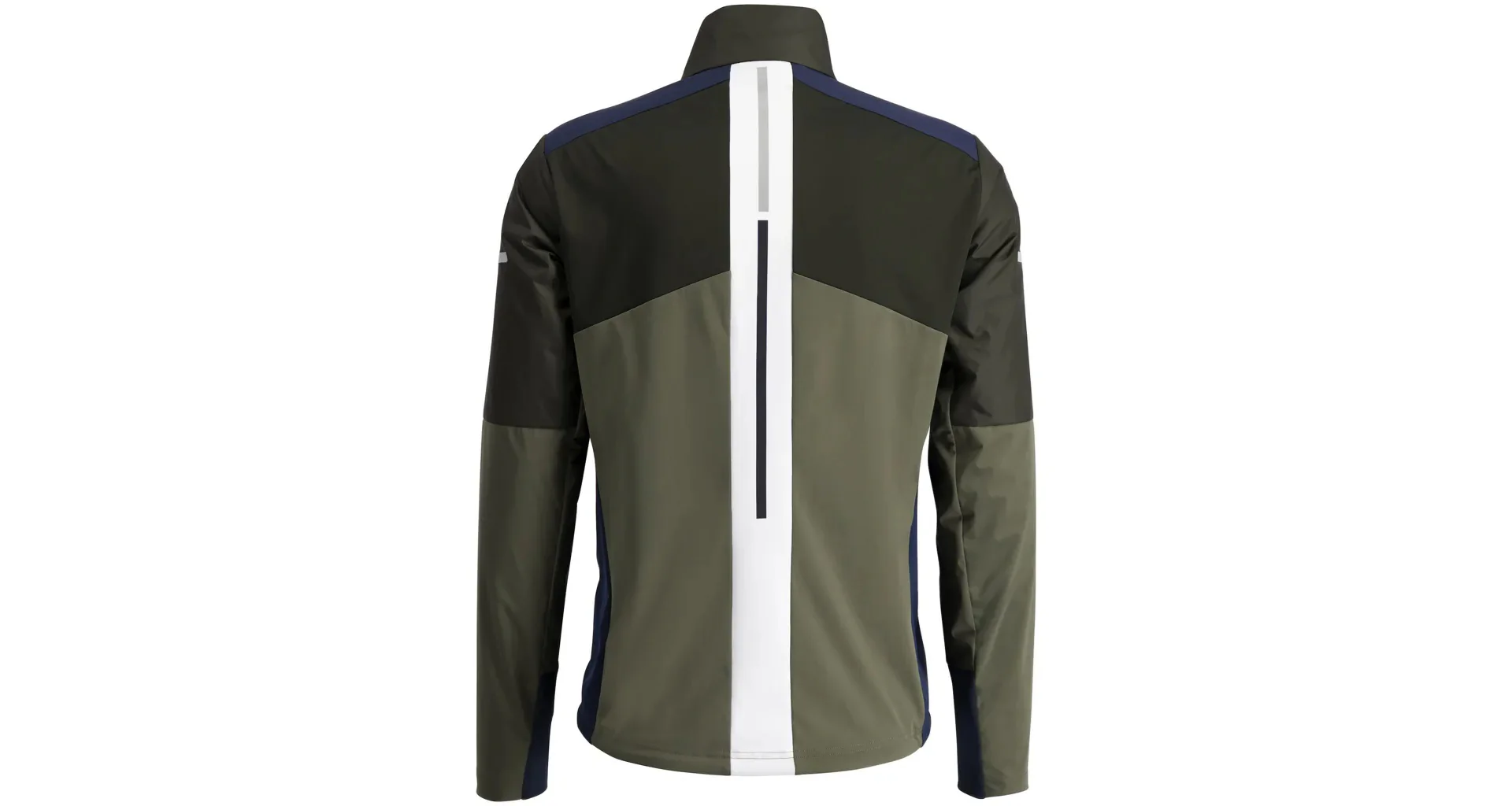 SWIX Dynamic Hybrid Insulated cross-country ski jacket olive green/dark green - Image 4