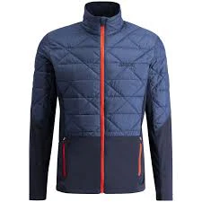 SWIX XC Skiing Jacket Infinity Hybrid Insulated Jacket lake Blue/Dark Navy