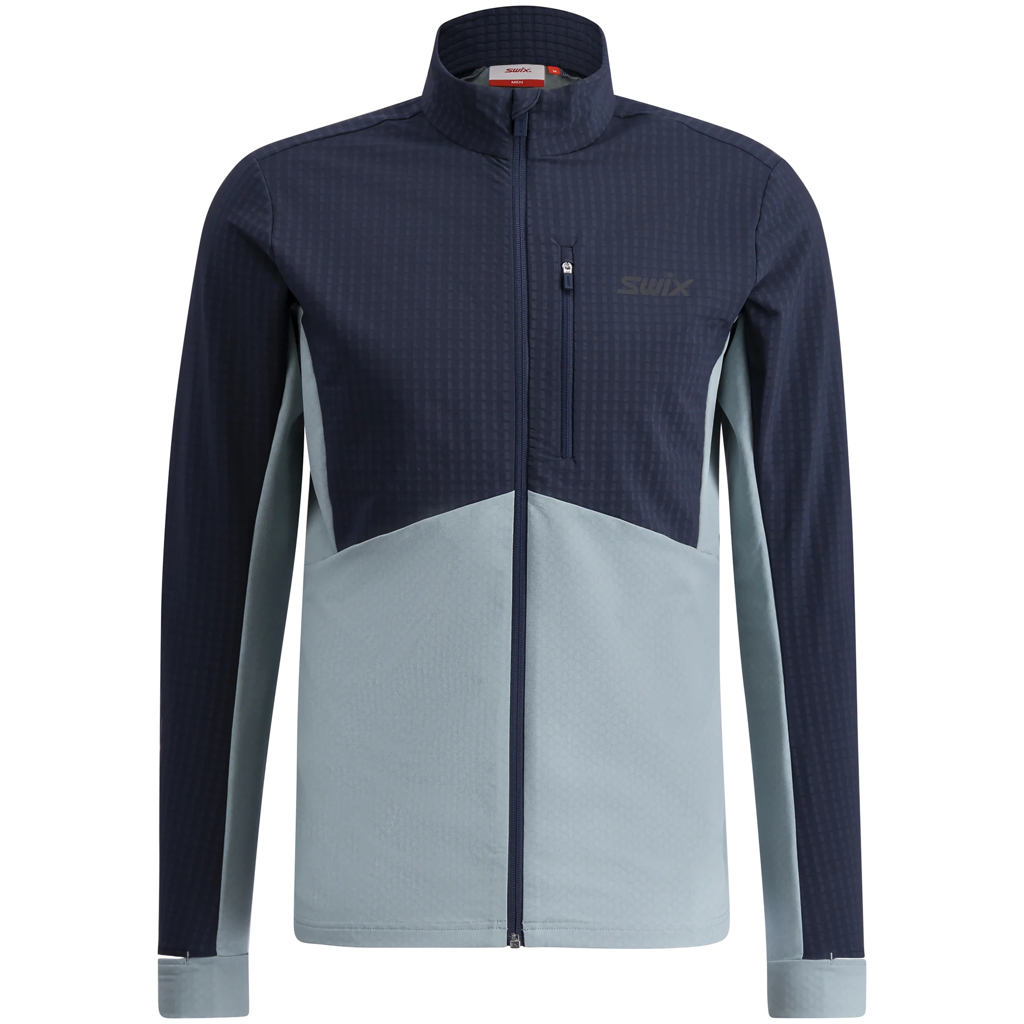 SWIX XC Skiing Jacket Pace Hybrid Full Zip Midlayer