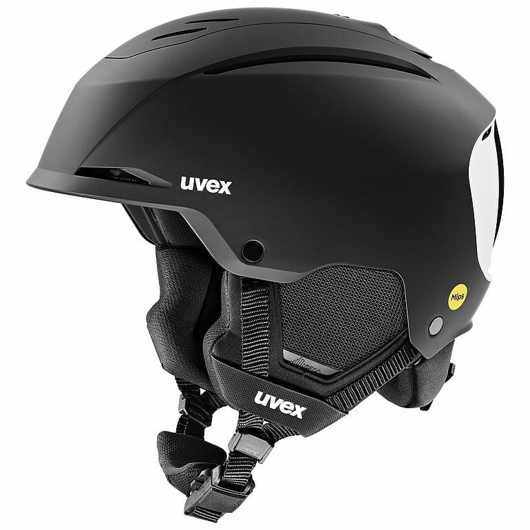 Uvex Helmet Resolution MIPS Black White Matt