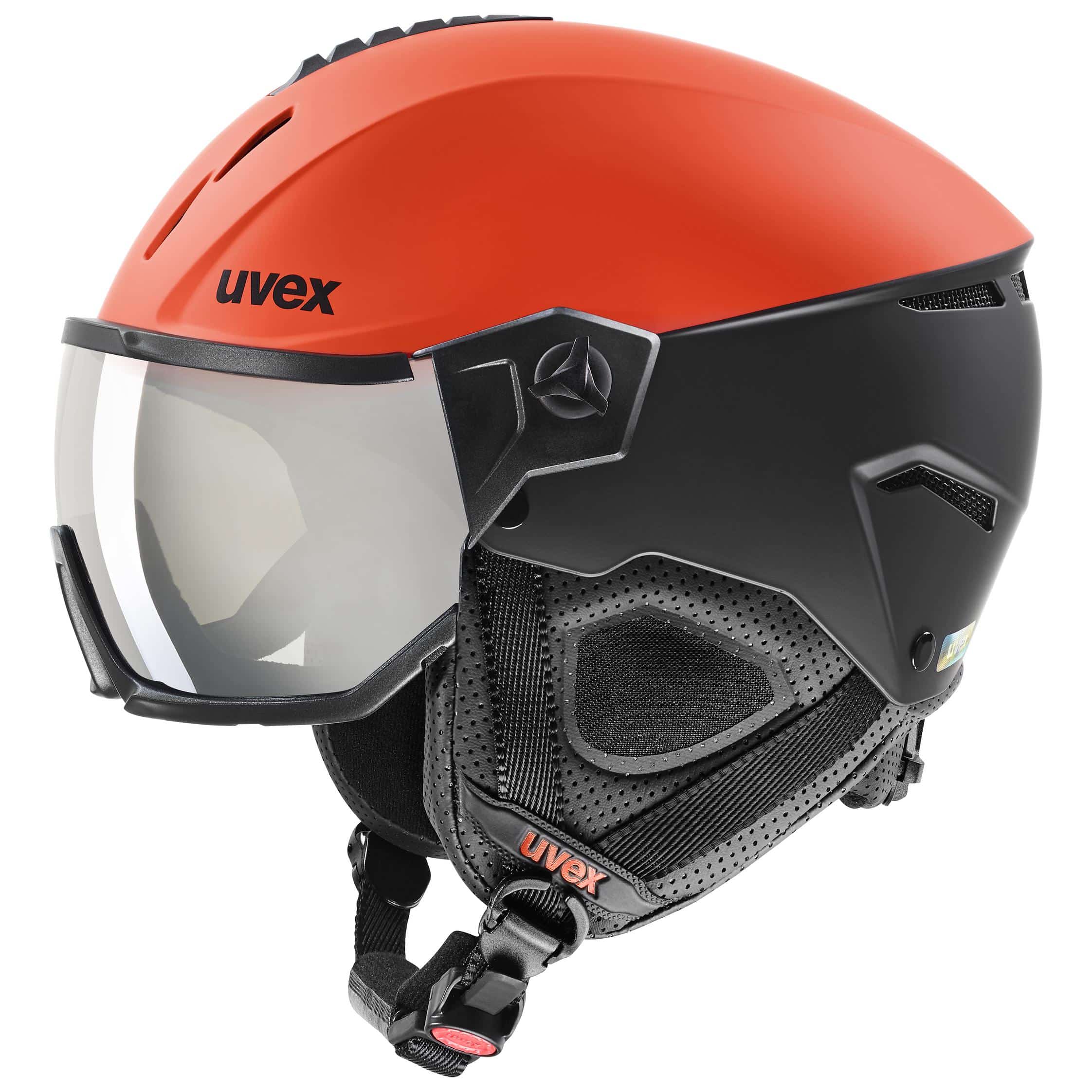 Uvex Helmet Instinct Visor Fire Red Black