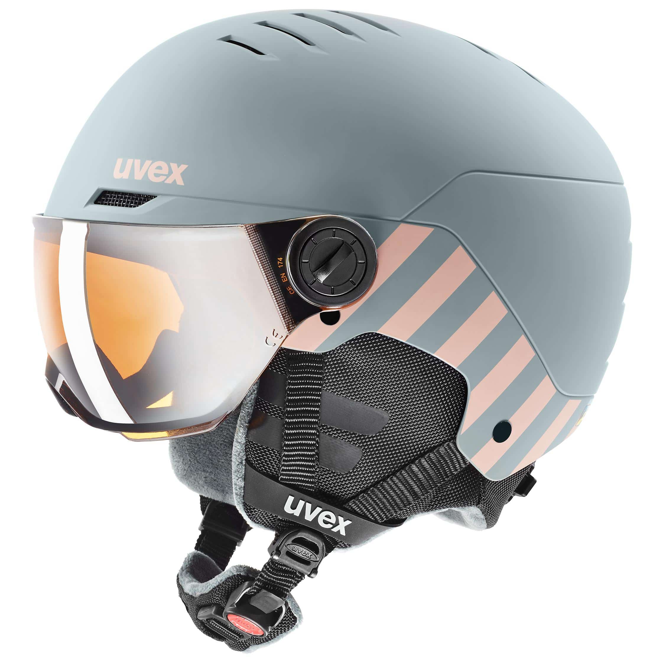 Uvex Helmet Rocket Jr Vis Rhino Blush