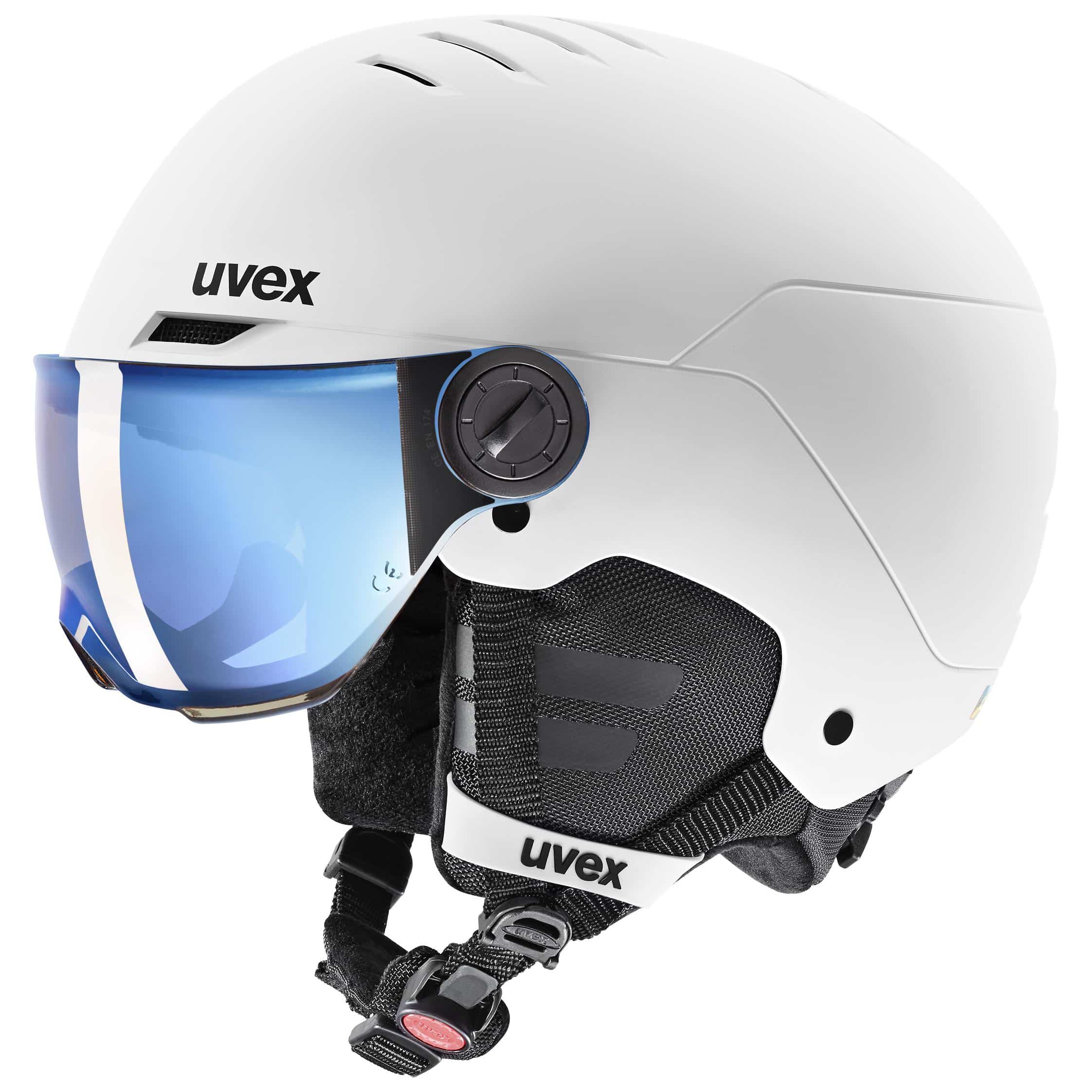 Uvex Helmet Rocket Jr Visor White Black
