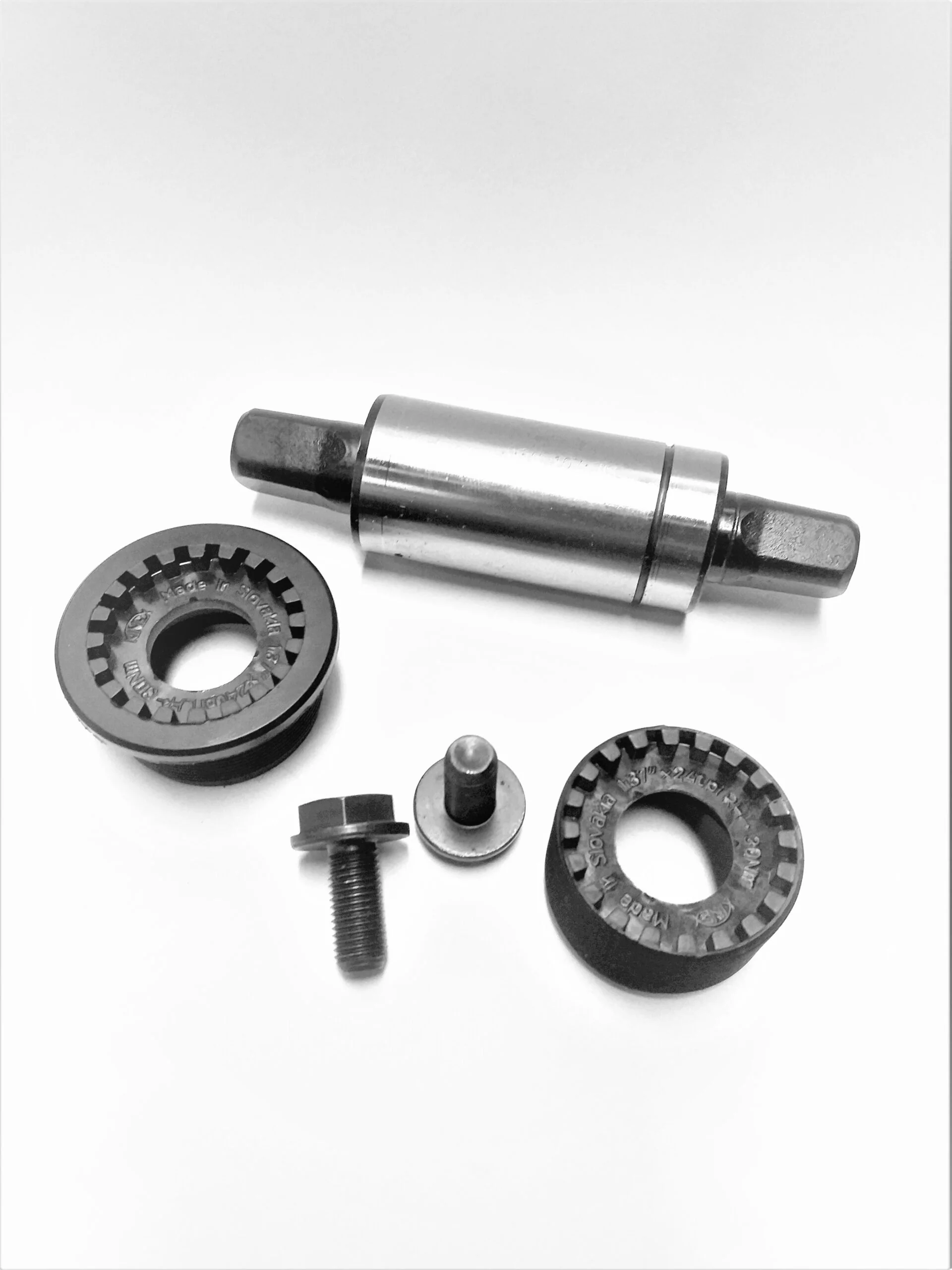 Van Es bottom bracket 107mm BSA plastic