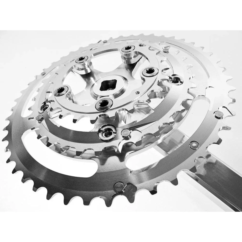 Velo Orange Grand Cru 110 Fluted Triple Crankset - Image 2