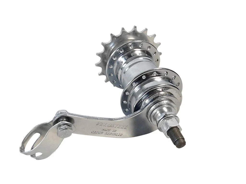 Velosteel Coaster Brake Rear Hub, 16T/36H, Silver