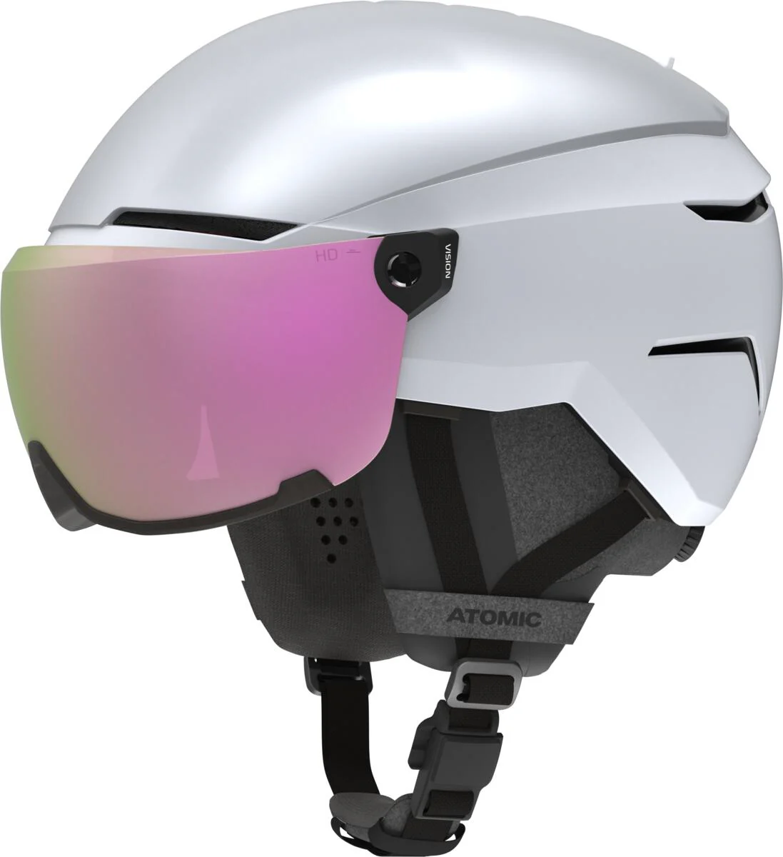 VOLANT helmet Amid Visor HD PLUS silver/grey w/pink copper HD C2-3