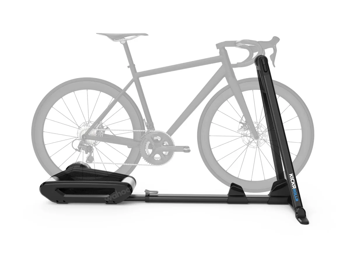 Wahoo KICKR ROLLR Bike Trainer + POWRLINK ZERO Single-Sided Power Pedals Bundle - Image 3